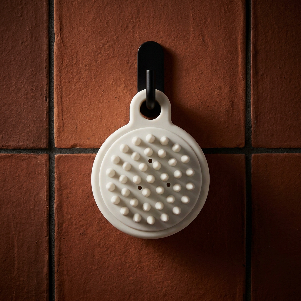 🫧 indoravi Silicone Shampoo Brush — A Softer Wash-Day Ritual with Palm-Fit Scalp Massage & Easy-Hang Design