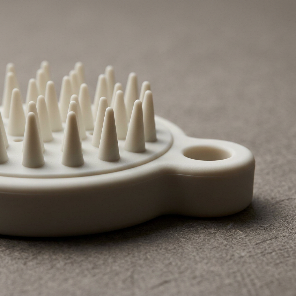 🫧 indoravi Silicone Shampoo Brush — A Softer Wash-Day Ritual with Palm-Fit Scalp Massage & Easy-Hang Design