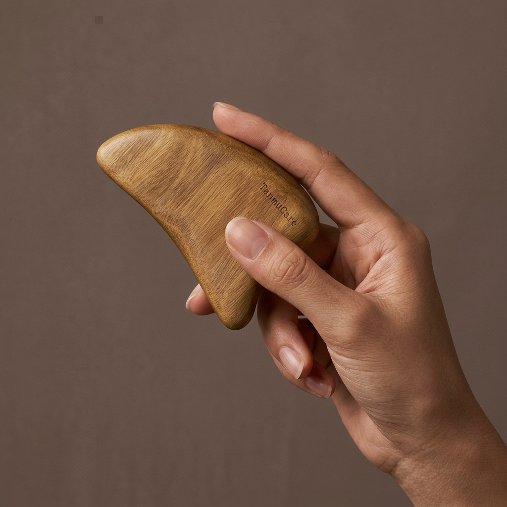 🌿 indoravi Wooden Scalp Massage Comb & Curved Board Set — Warm Woodgrain Tools for an Unhurried Daily Hair Ritual